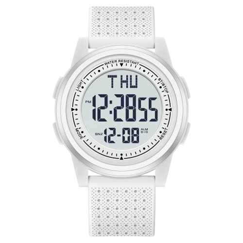 腕時計 メンズ デジタル スポーツウォッチ 超薄型 腕時計 レディース シンプル 男女兼用 3ATM防水 多機能付き デジタル腕時計 日付/曜日/アラーム/ストップウォッチ/LEDライト タイムゾーンの切り替えでき うで時計 アウトドア おしゃれ ビジネス 日本語取扱説明書付き 誕生日プレゼント